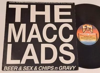 £14.99 • Buy THE MACC LADS - Beer & Sex & Chips N Gravy - Uk Lp 1985