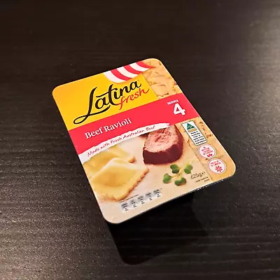 Coles – Little Shop 2 – Mini Collectables – Latina Fresh Beef Ravioli • $4