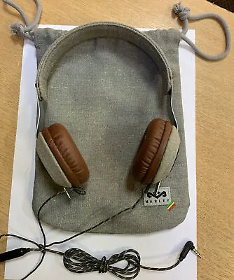 House Of Marley Liberate XL Over Ear Wired Headphones With Original Sleeve • £42.95