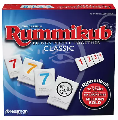 Rummikub Classic Edition - The Original Rummy Tile Game For Ages 8 And Up Gift • $15