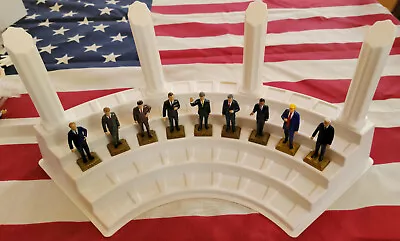 Nine U.s. President Figurines That Marx Never Made + Display Stand • $120