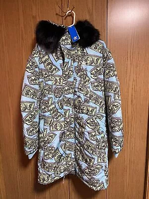 NWT Jeremy Scott Adidas Medium Money Print Parka • $115