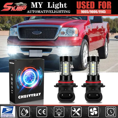 For Ford F150/F250 2002-2010 9145 LED Fog Lights 6000K HID White Xenon Bulbs US • $10.99