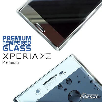 $4.99 • Buy Tempered Glass Screen Protector Guard For Sony Xperia XZ Premium