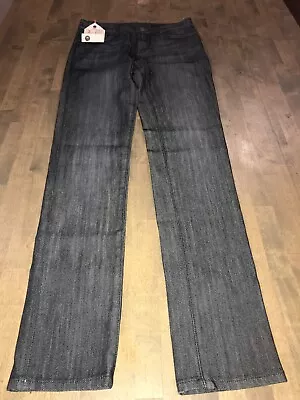 Vertigo Jeans Dark Denim Slim Straight Stretch Mid Rise Jeans Size 28 • $15