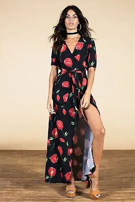 £16.50 • Buy Dancing Leopard Women's Zahara Maxi Dress Floral Print Ladies V-Neckline Outfit