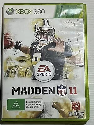 Madden NFL 11 For Microsoft Xbox 360 PAL Game Disc • $5