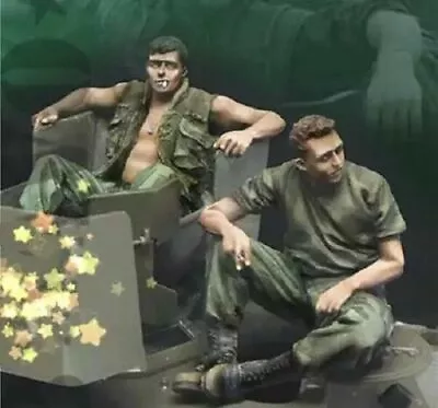 $16.19 • Buy 1/35 Resin Figure Model Kit US Soldiers Vietnam War Unassembled And Unpainted