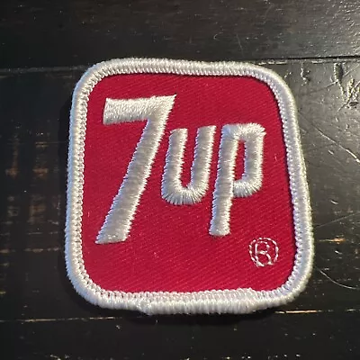 7UP Patch Embroidered Red + White Square 2  By 2.25  • £7.68