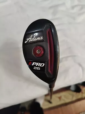 Super Adams Pro 26° Rh Hybrid Aldila Tour Atx754 Graphite 38.25  D1 Adams Grip • $27