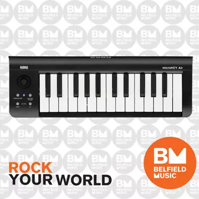 Korg Microkey 2 Air Bluetooth Wireless Midi Controller 25-Key Note Keyboard - BM • $169