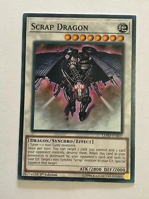 Yugioh Card 1st Edition LEHD-ENB37 Scrap Dragon Near Mint • $1