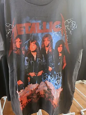 Metallica Master Of Puppets All Over Print Single Stitch T Shirt Size X Large • $75