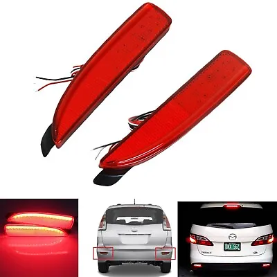 For 06-15 Mazda 5 Sedan Red Len DRL LED Rear Bumper Turn Signal Stop Brake Light • $27.99