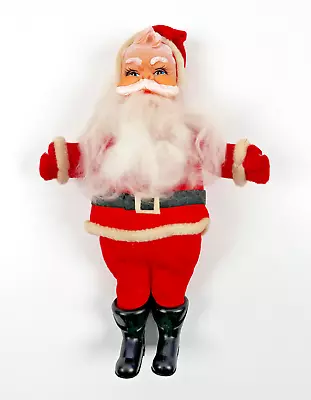 VTG 60's Santa Claus Doll Christmas Figure Japan Plastic Face /Felt 12  • $39.99