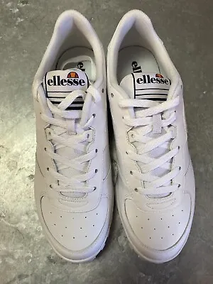 Ellesse Summer Mens Sneakers Shoes Size 12 Tanker Lo White On Blue New In Box • $60