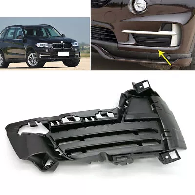 Left Front Bumper Lower Grille Textured Closed Grid For 2014-2017 BMW X5 F1 • $134.09