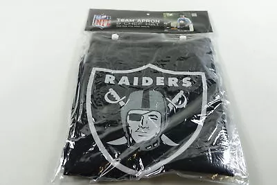 NFL Oakland Raiders Chef Hat And Apron Set Black One Size • $6.99