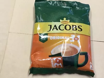 JACOBS Original 3in1 Instant Coffee Sticks Pack - 20 X 15.2g • £6.39