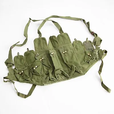 CHINESE Military SURPLUS TYPE 56 CHEST RIG GOOD CONDITION • $32.99