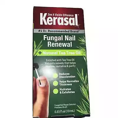 Kerasal Fungal Nail Renewal Solution With Tea Tree Oil - (NEW LOOK 2 OUTTER BOX) • $11.99