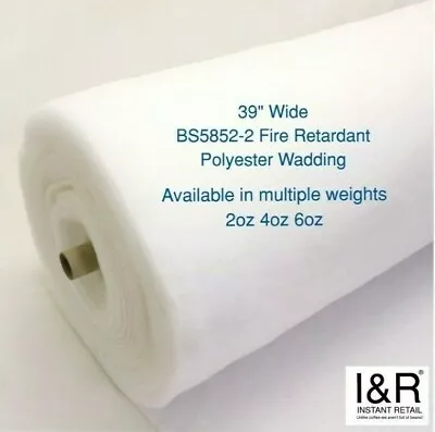 £1.25 • Buy Polyester Wadding 39  Wide Available In 2oz 4oz 6oz Quilting Batting Dacron