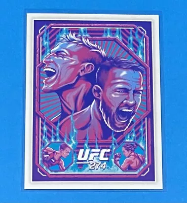 2022 Panini Instant UFC Oliveira Vs Gaethje ARTIST SERIES POSTER 1/283 SP #AS274 • $11.99