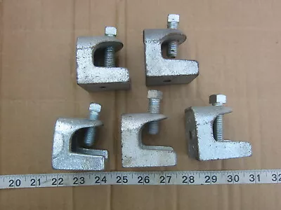 Steel City 215 ⅜ -16  CH 2 Threaded Holes Beam Clamp Lot Of 5 New • $24.95