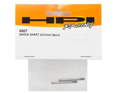 $8.09 • Buy HPI 3x31mm Shock Shaft (2) For Nitro RS4 3 Drift/EVO+/Sprint 2/Proceed #6807