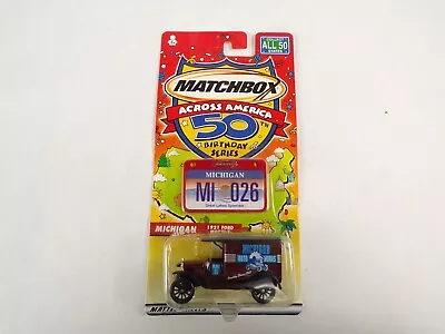 Matchbox 1921 Ford Model T Across America 50th Birthday Series Michigan • $9.99