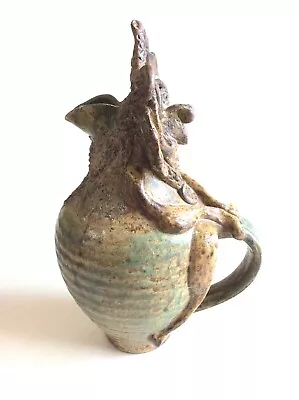 £165 • Buy Grotesque Studio Pottery Jug Inspired By Martin Brothers _ Ray Marshall