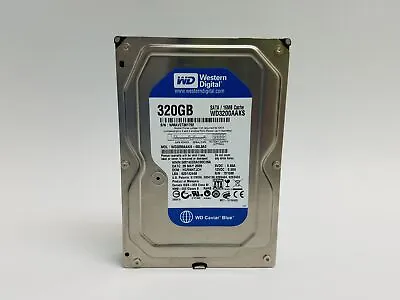 Lot Of 2 Western Digital Caviar Blue WD3200AAKS 320 GB SATA II 3.5  Hard Drive • £51.28