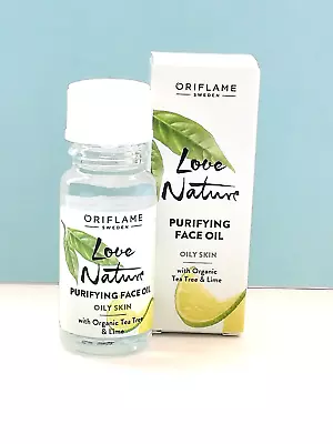 Oriflame Purifying Face Oil With Organic Tea Tree & Lime 10ml • £10.50