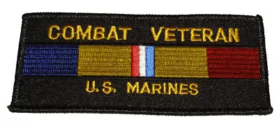 COMBAT VETERAN U.S. MARINES With Combat Action Ribbon PATCH - Veteran Owned. • $8.98