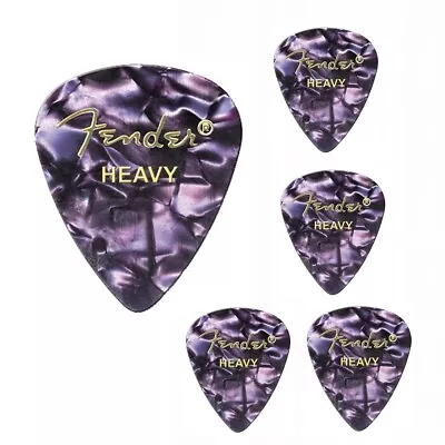 Fender 351 Premium Heavy  Celulloid Guitar Picks - Purple  Moto - 5 Picks • $8.23