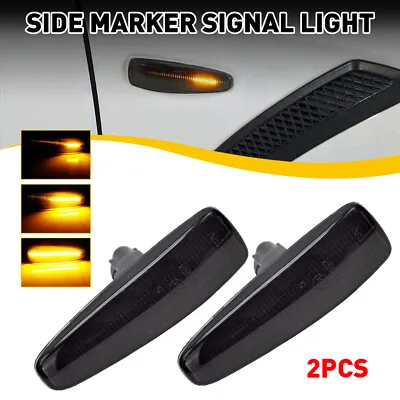 2pcs For Mitsubishi Lancer Evo X Mirage Front Side Marker Signal Amber LED Light • $15.99