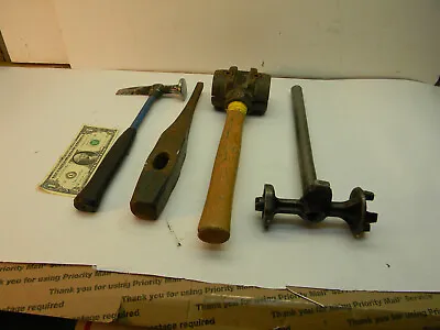 40130 Mixed Lot Shop Hammers; Machinist Mechanic Metal Working • $89.97