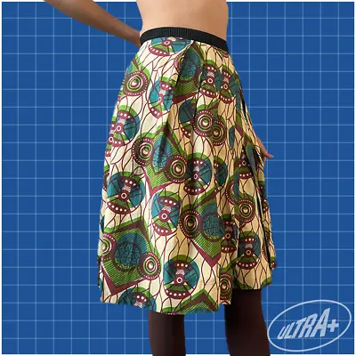 Marni X H&M Vibrant Print Pleated Skirt • £50