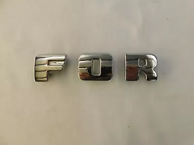 NOS OEM Ford 1948 1952 Truck Grille Panel Letters Pickup Emblems 1949 1950 1951 • $79