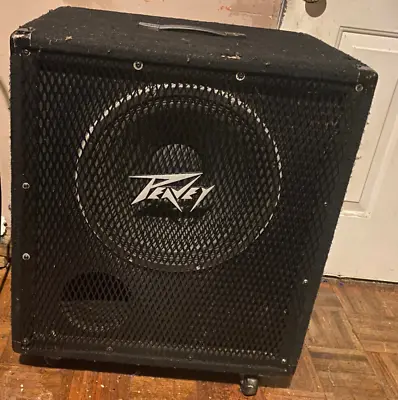 PEAVEY 15  PASSIVE SUBWOOFER SPEAKER With CASTERS • $200