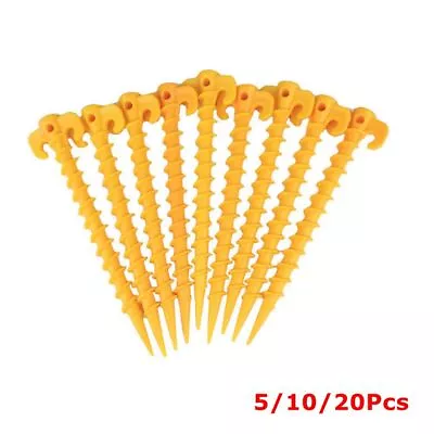 5- 20Pcs Heavy Duty Nylon Plastic Tent Stakes Pegs For Camping Sand Adventure • $14.99