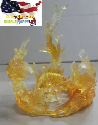 EFFECT BURNING FLAME Yellow D-Art Figma Kamen Rider Gundam 1/12 Figure Hot Toys • $22.49