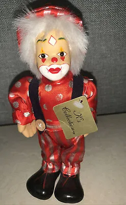 Vintage K’s Collection Circus Clowns Poseable Porcelain Clown Doll • $8