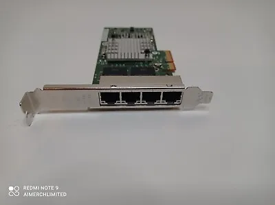 HP NC365T Quad Port RJ45 - 1Gbps Full Height PCIe-x4 Pfsense Compatible Card • £22.99