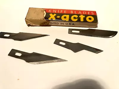 VINTAGE X-acto N0.1 Asst. Knie Blades  4 Blades • $15