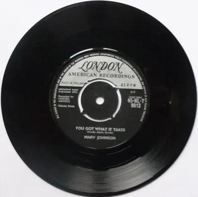 Marv Johnson You've Got What It Takes 7  London HLT9013 EX 1959 You've Got What  • $15.57