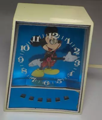Vintage Walt Disney Productions Tradition Mickey Mouse Alarm Clock Clockmaker • $12.87