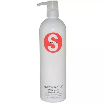 S Factor Tigi Health Factor Daily Dose Conditioner & Shampoo 750ml • £9