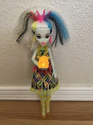 Monster High Electrified - High Voltage Frankie Stein Doll Lights Up • $30