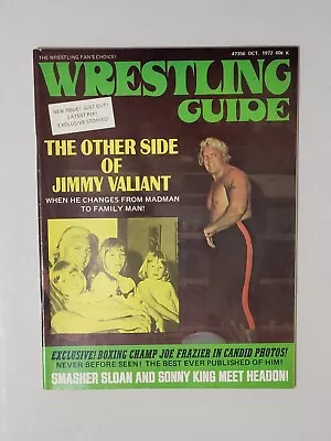 Vintage Wrestling Guide Magazine Oct 1972 Jimmy Valiant Vivian Vachon • $10